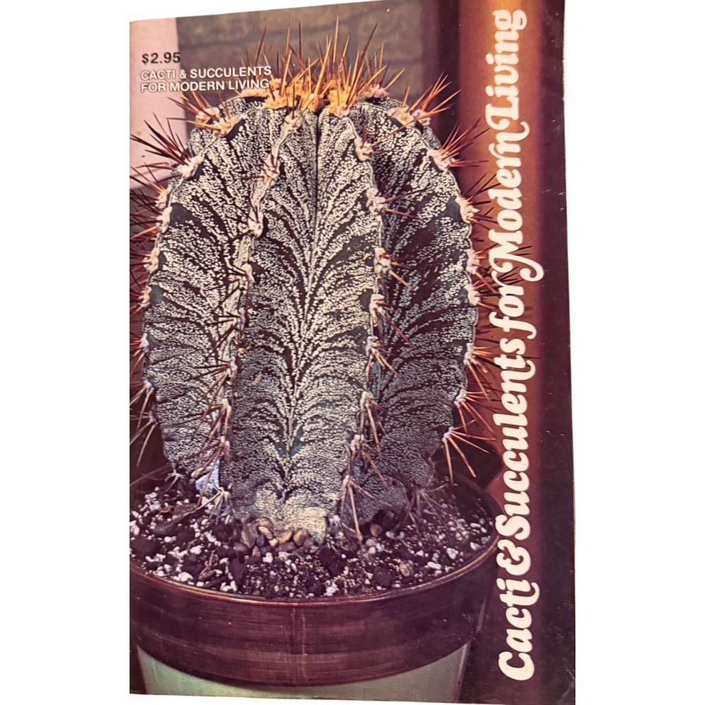 Vintage 1976 Cacti & Succulents for Modern Living Book Merchants Publishing Co